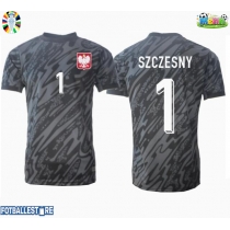 Polen Wojciech Szczesny #1 Keeper Bortedrakt EM 2024 Kortermet